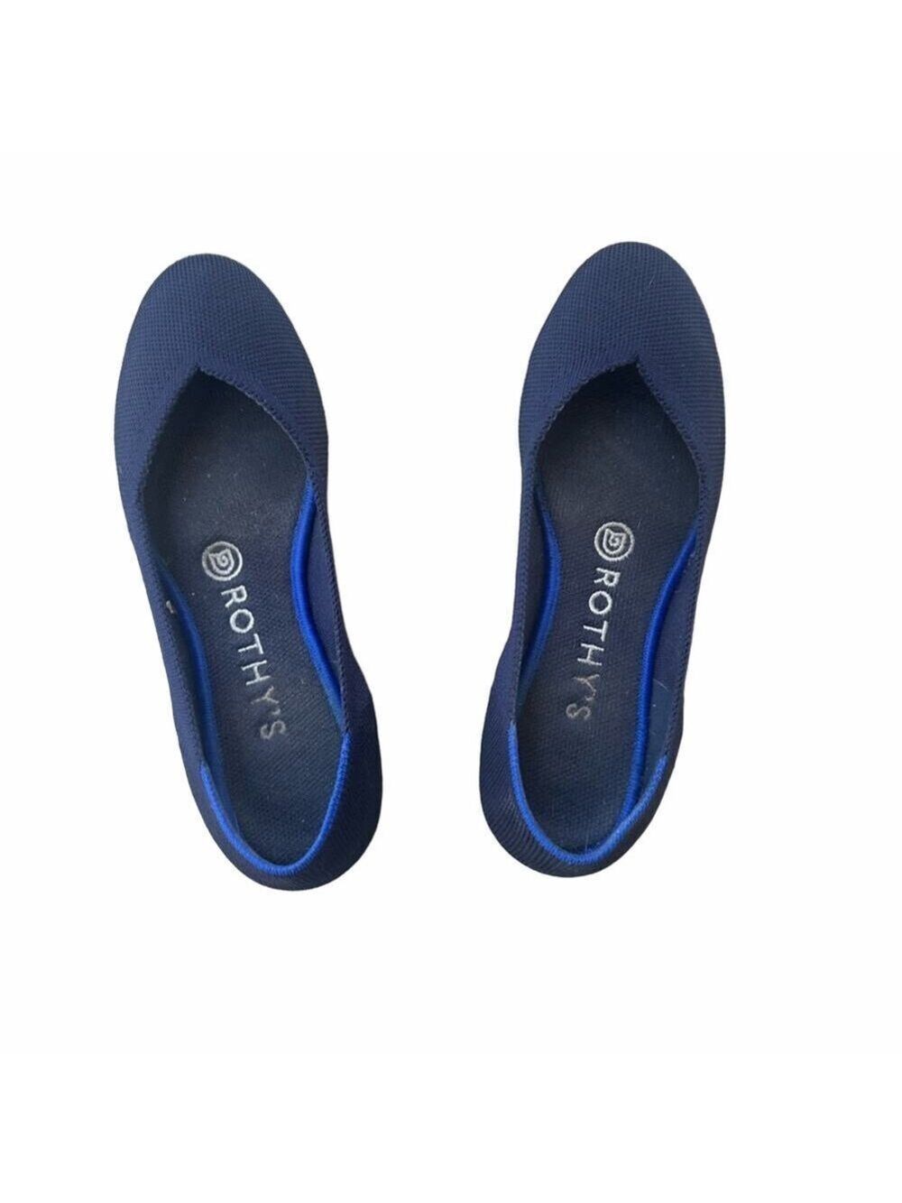 Rothy's Flat Navy Blue Size 6.5